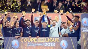 Le PSG a remporté la coupe de la ligue 2018