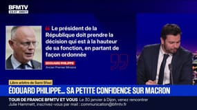 Édouard Philippe... sa petite confidence sur Macron - 28/01