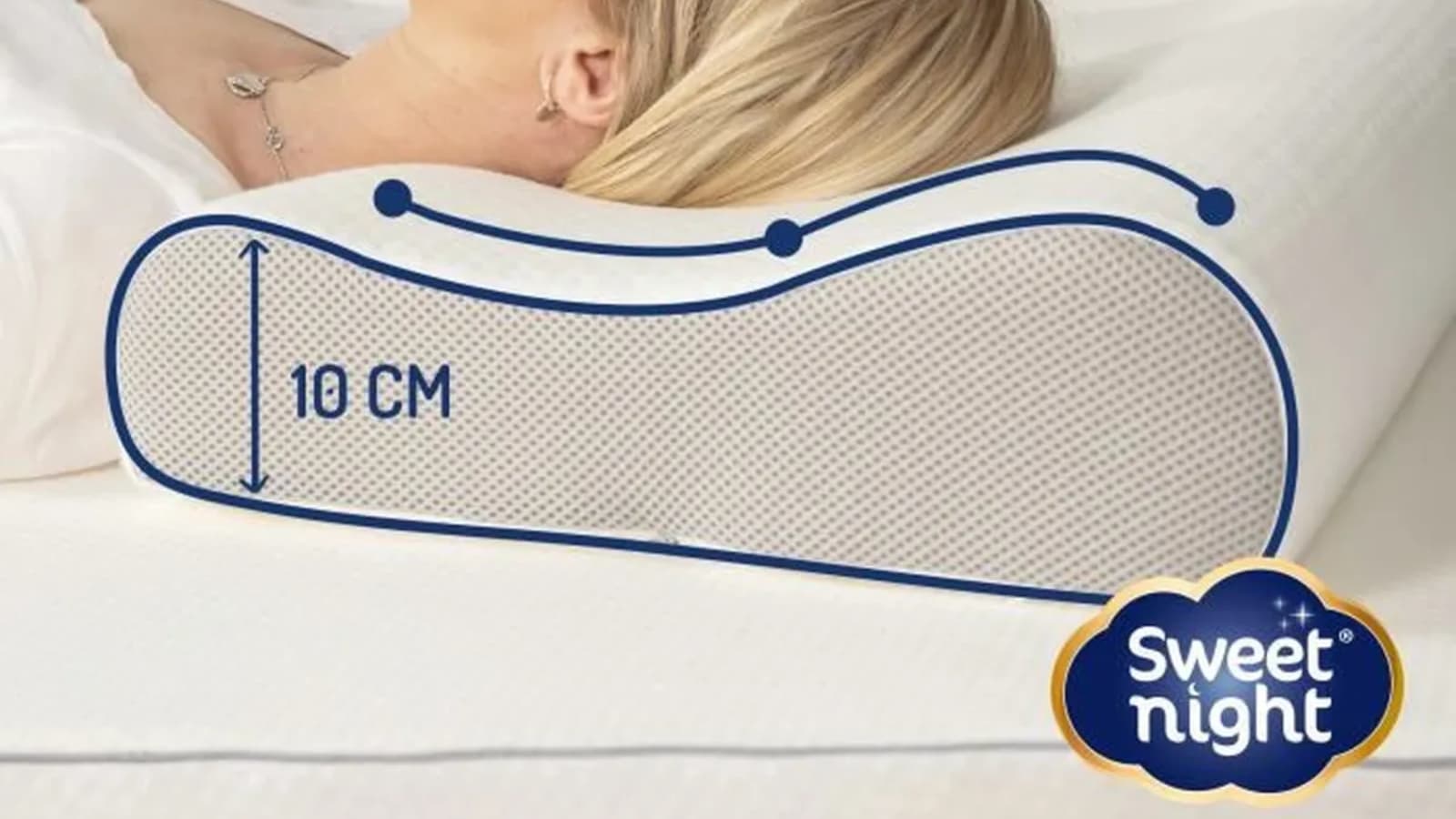 Cet oreiller ergonomique pour cervicales est vendu à moins de 50