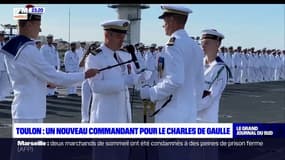 Toulon: un nouveau commandant pour le Charles de Gaulle