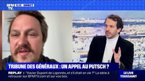 Tribune des généraux: le directeur de la rédaction de Valeurs Actuelles et le député LFI Bastien Lachaud débattent