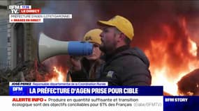 Préfecture d'Agen prise pour cible: Le responsable de la Coordination Rurale du Lot-et-Garonne appelle à viser les "administrations" et les "banques"