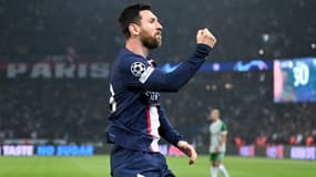 Lionel Messi avec le PSG, à Paris le 25 octobre 2022