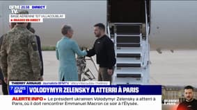 Ukrainian President Volodymyr Zelensky's plane has just landed at Villacoublay air base (Yvelines)