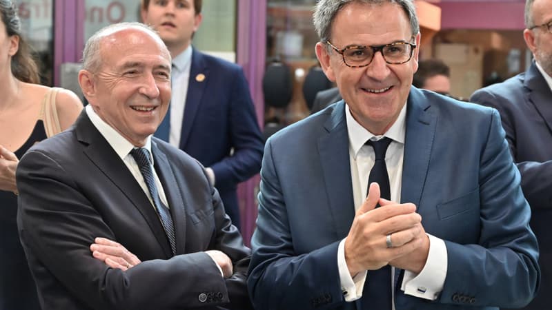 David Kimelfeld avec Gérard Collomb