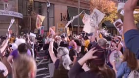 Pennsylvanie: les partisans de Joe Biden fêtent son avance face à Donald Trump 