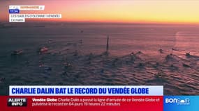 "J'ai l'impression d'être parti avant-hier": Charlie Dalin bat le record du Vendée Globe