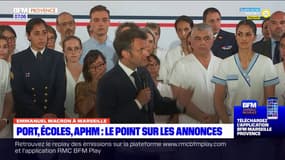 Port, écoles, APHM: le point sur les annonces d'Emmanuel Macron à Marseille