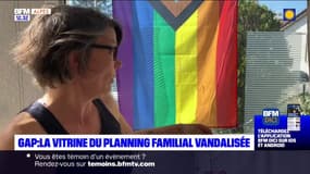 "J'ai été choquée": la vitrine du planning familial victime d'actes homophobes à Gap