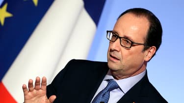 François Hollande le 30 octobre 2014 à l'occasion d'une réunion sur la simplification de l'administration française.