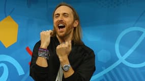 David Guetta pendant l'Euro 2016