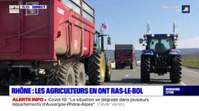 Rhône : les agriculteurs en ont ras-le-bol