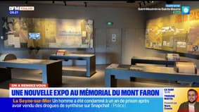 Ce matin, on a rendez-vous dans une nouvelle exposition au mémorial du Mont Faron