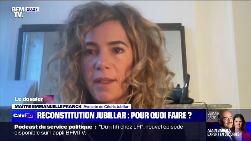 Reconstitution du meurtre de Delphine Jubillar: "Nous attendons d'être fixés sur la position de l'accusation quant aux éléments matériels", affirme Me Emmanuelle Franck, avocate de Cédric Jubillar