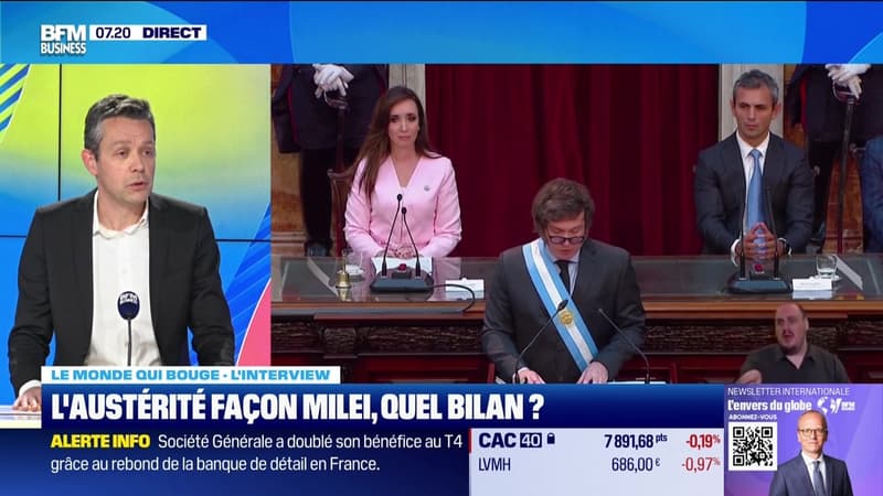 Le monde qui bouge - L'Interview : L'austérité façon Milei, quel bilan ? - 06/02