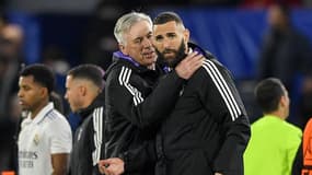 Carlo Ancelotti et Karim Benzema