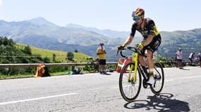 Wout Van Aert lors la 15e étape du Tour de France, le 20 juillet 2025
