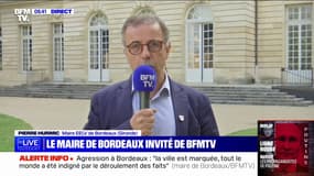 Agression à Bordeaux: "La ville est doublement marquée" affirme le maire sur BFMTV