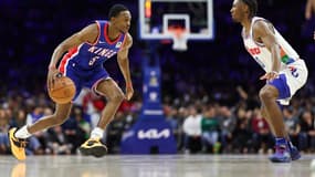De'Aaron Fox lors du match Philadelphie-Sacramento (117-104), le 29 janvier 2025