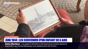 "Je me souviens..." Les souvenirs de Claude qui avait 6 ans en juin 1944