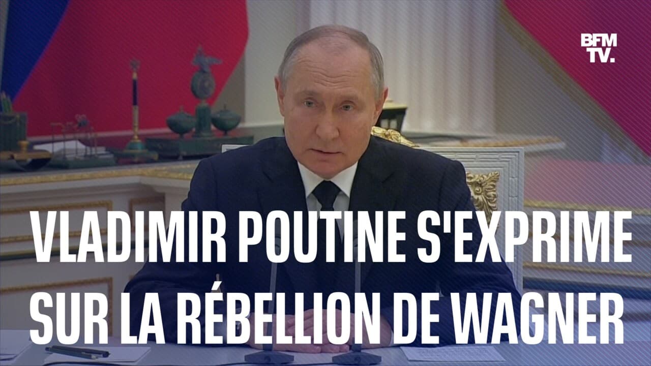 Vous Avez Fait éviter Le Chaos Vladimir Poutine Sexprime Après La Rébellion Avortée De Wagner 