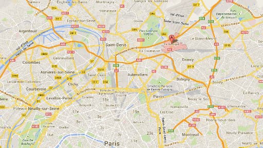 La ville du Bourget au nord-est de Paris, en Seine-Saint-Denis.