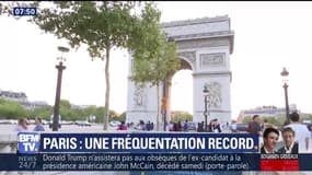 Paris enregistre un "record absolu" d'affluence touristique depuis le début de l'année