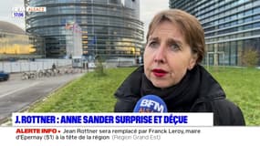 Démission de Rottner: l'eurodéputée Anne Sander surprise et déçue
