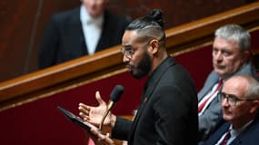 Le député Frédéric Maillot à l'Assemblée nationale le 2 août 2022