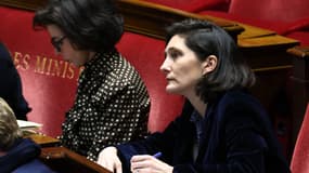 Amélie Oudéa-Castéra à l'Assemblée nationale le 30 janvier 2024 