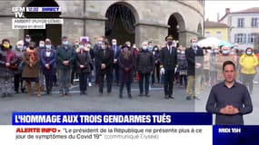 Gendarmes tués: une minute de silence observée à Ambert