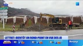 Lettret : Un nouveau rond-point sur la RD 900B pour sécuriser la circulation en vue des JO de 2030