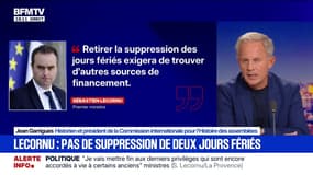 Pas de suppression de deux jours fériés: "Il fallait enlever cette épine du pied au gouvernement de Sébastien Lecornu", explique Jean Garrigues, historien