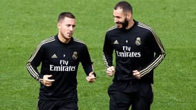 Hazard et Benzema