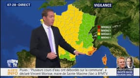 4 départements du sud-est de la France placés en vigilance orange ce matin