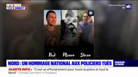 Nord: un hommage national aux policiers tués