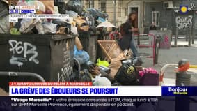 Marseille: les poubelles débordent toujours malgré la reprise du ramassage des déchets