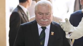 Lech Walesa, ici lors d'une visite au Chili, doit faire face à des doutes sur sa collaboration avec la police communiste dans les années 1970.