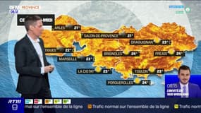  Météo Bouches-du-Rhône: un ciel nuageux ce dimanche, jusqu'à 23°C attendus à Marseille