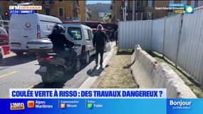 Nice: les piétons jugent les travaux de la coulée verte dangereux près du palais des expositions