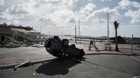 Les dégâts après le passage de l'ouragan Irma à Saint-Martin