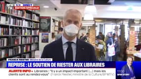 Selon Franck Riester, "la filière du livre est fragilisée, il faudra l'accompagner pendant des mois, des années"