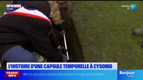 Nord: une capsule temporelle scellée à Cysoing pour être ouverte dans 100 ans