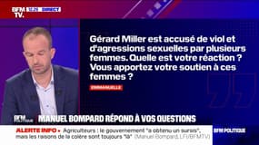 Gérard Miller accusé de viol: Manuel Bompard "a d'abord une pensée pour les victimes présumées" 