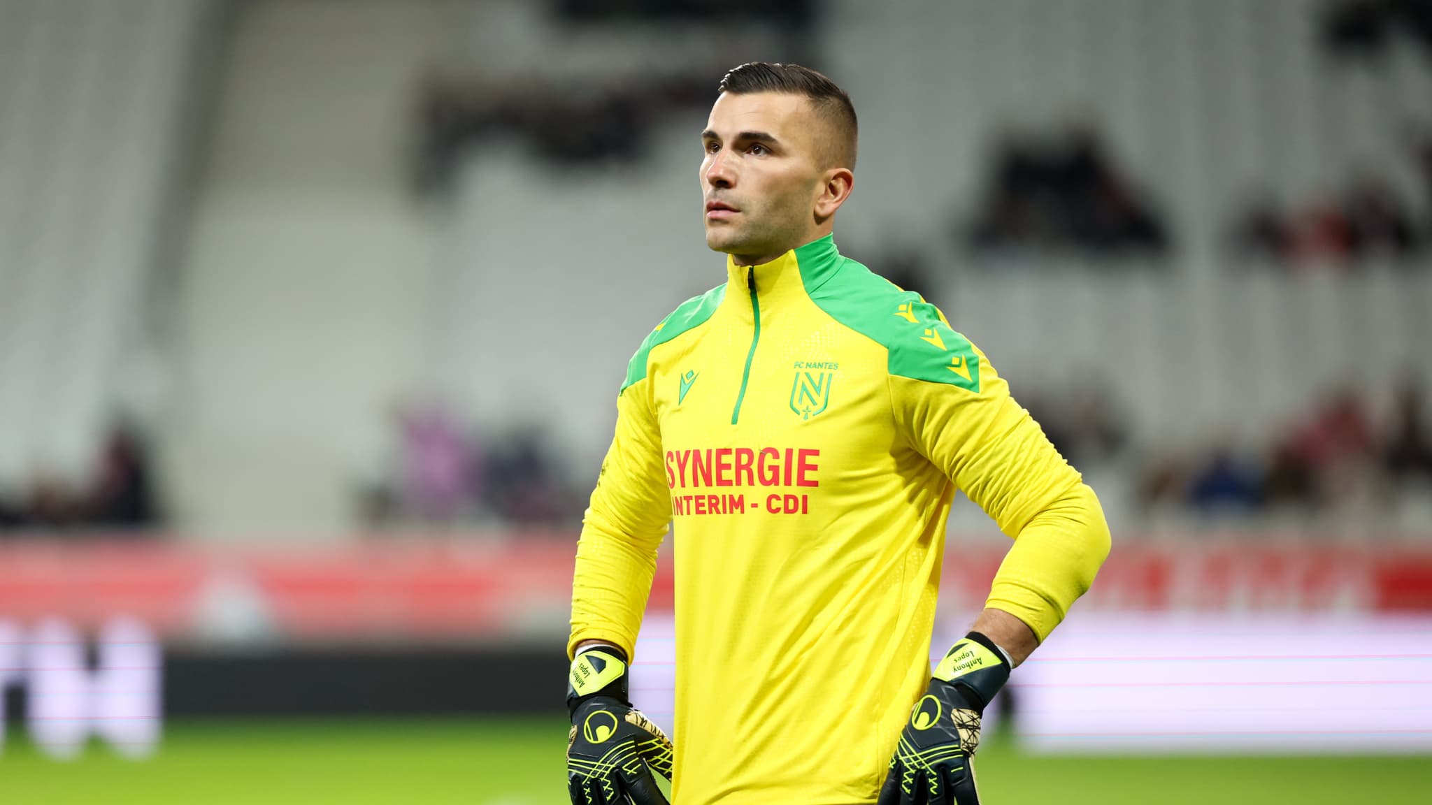Premier match d'Anthony Lopes face à Lille. 