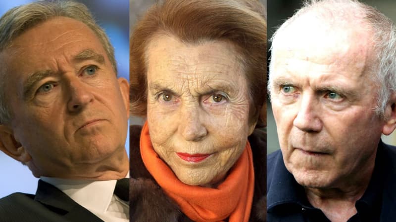 Bernard Arnault, Liliane Bettencourt et François Pinault ont perdu à eux trois 8,1 milliards de dollars (7,2 milliards d'euros) depuis le 16 août dernier.