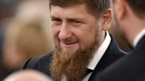 Le président tchétchène, Ramzan Kadyrov, le 1 décembre 2016 au Kremlin à Moscou