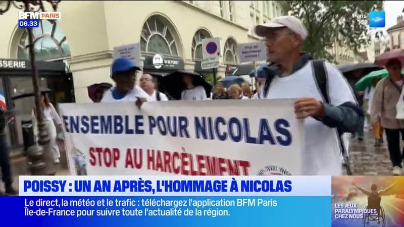 Poissy: une émotion vive lors de la marche blanche en hommage à Nicolas