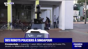 À Singapour, des robots policiers patrouillent dans les rues
