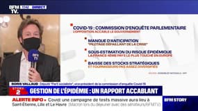 Gestion de l'épidémie de Covid: pour Boris Vallaud, le rapport de l'Assemblée ne pointe "pas des fautes mais des défaillances"